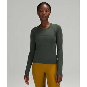 Lululemon Swiftly Tech Long Sleeve Race Length Smoked Spruce